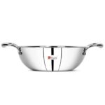 Cook Smart TriPly Steel-Aluminium-Steel - 3 Layers Kadhai