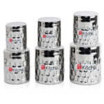 Kitchli Stainless Steel Honeycomb Canister - Image 4