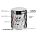 Kitchli Stainless Steel Honeycomb Canister - Image 6