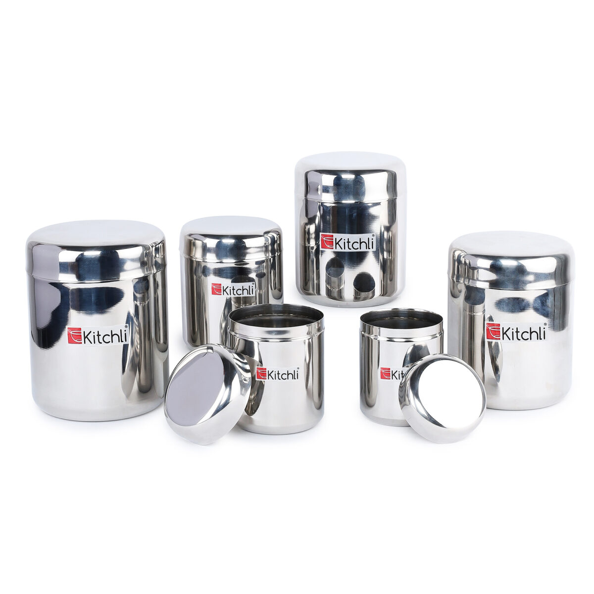 Vertical Storage Stainless Steel Masala Containers - Image 5