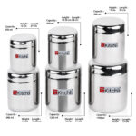 Vertical Storage Stainless Steel Masala Containers - Image 3