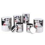 Kitchli Stainless Steel Sober Canister Masala Dabba - Image 4