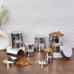 Kitchli Stainless Steel Sober Canister Masala Dabba - Image 6