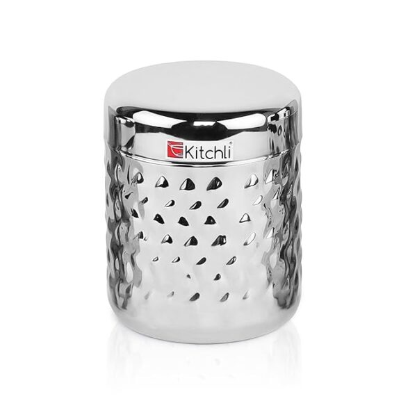 Kitchli Stainless Steel Capsule Daimond Plus Vertical Utility Canisters | Ubha Dabba |