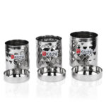 Kitchli Stainless Steel Sober Docomo Plus Vertical Utility Canisters | Ubha Dabba | - Image 3